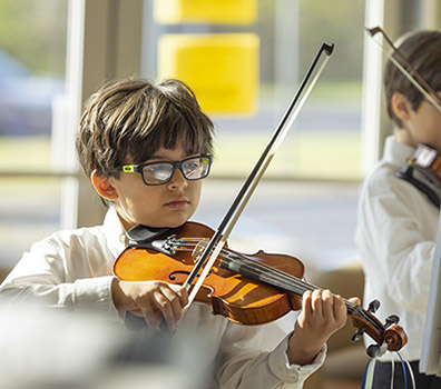 boy with violin